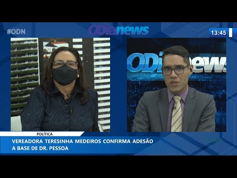 Vereadora Teresinha Medeiros confirma adesão í  base de Dr. Pessoa 16 02 2021
