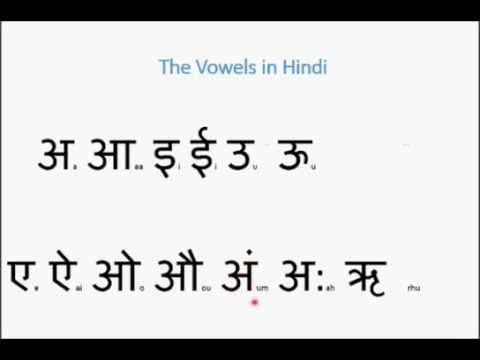 Hindi Language : Alphabets | Vowels and Consonants