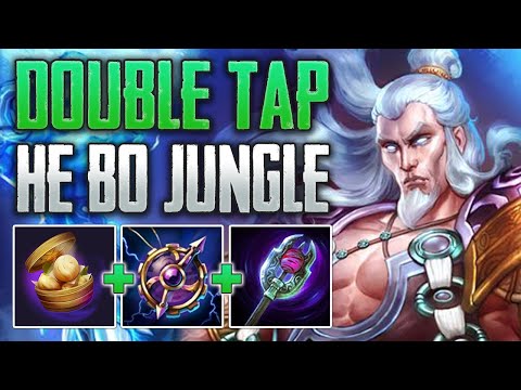 BOUNTIFUL BAO GIVES HE BO A DOUBLE 1! He Bo Jungle Gameplay (SMITE PTS Conquest)