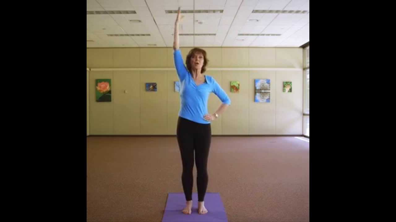 How to do a standing side bend.