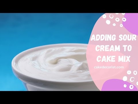 Adding Sour Cream To Cake Mix