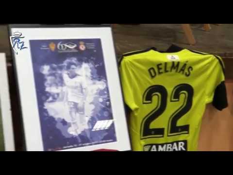 Delmás y Guti en la inauguración de la Peña Zaragocista Julián Delmás de Monegrillo I 8/2/2018