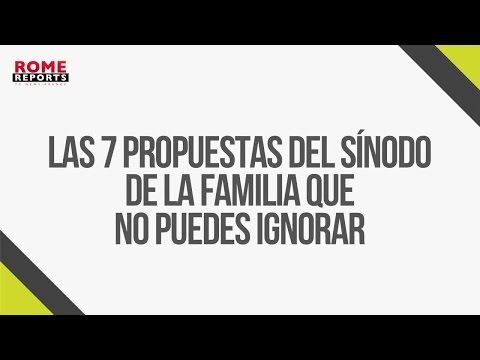 Claves del documento final del Sínodo
