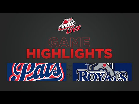 WHL Highlights: Pats (9) at Royals (5) - November 26, 2022