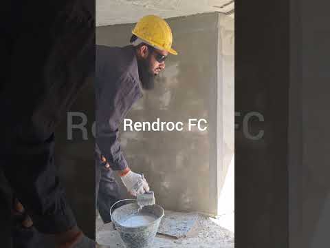 Complete mockup using Rendroc FC |Rendroc FC designed a cementitious fairing coat to cover o to 3mm