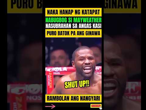FLOYD SINUNTOK ANG REFEREE! SUBRANG ANGAS DITO NI MAYWEATHER!