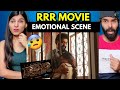 RRR Movie Bheem And Malli Reunion Emotional Scene Jr NTR Best Scene Rrr Reaction