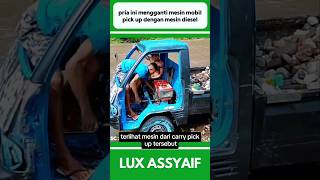 Download lagu THIS MAN REPLACED HIS PICK UP CAR ENGINE WITH A DIESEL ENGINE #shorts mp3