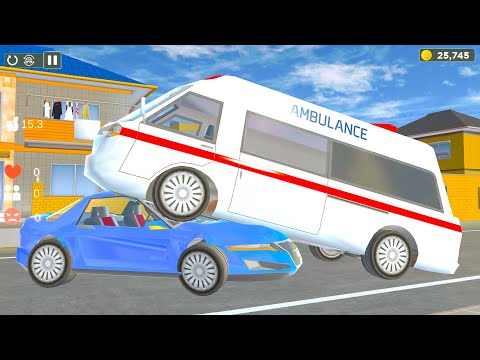 Cars Motorbikes and Emergency Ambulance Driving Open World Simulator - Android Gameplay.