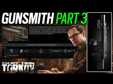 Gunsmith Part 3 Tutorial Walkthrough - Escape from Tarkov - MP5 SD
