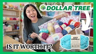 Dollar Store Yarn Challenge 🧶 ONLY Using $1.25 Yarn to Make Patterns From My Book (randomly!!)