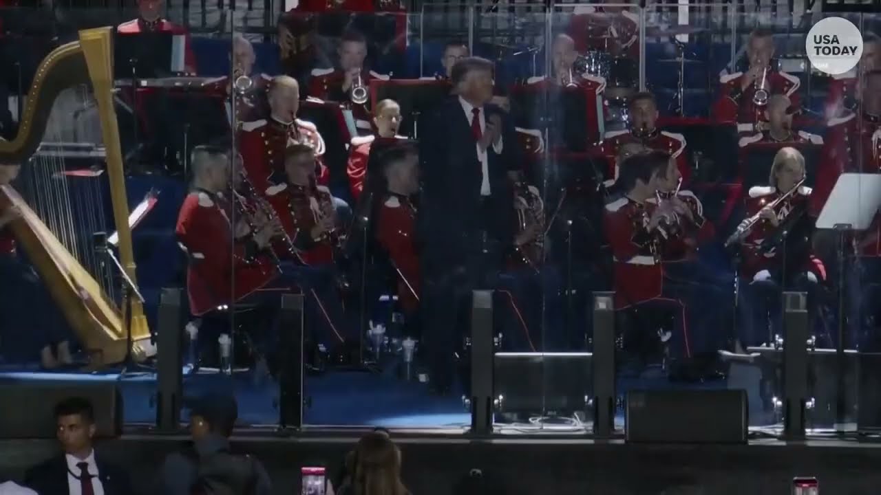 Trump dances to 'YMCA' following end of speech at Great American State Fair rally