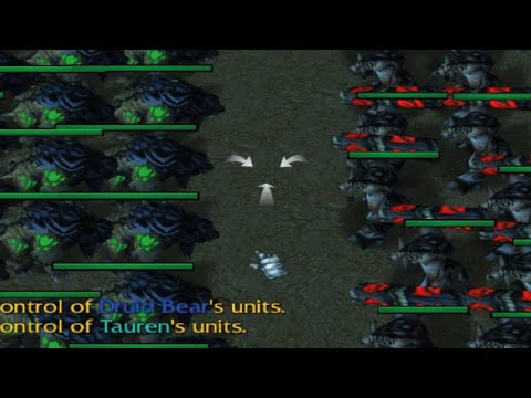 【小黄】38 Druid Bear vs 20 Tauren (All FullGrade)