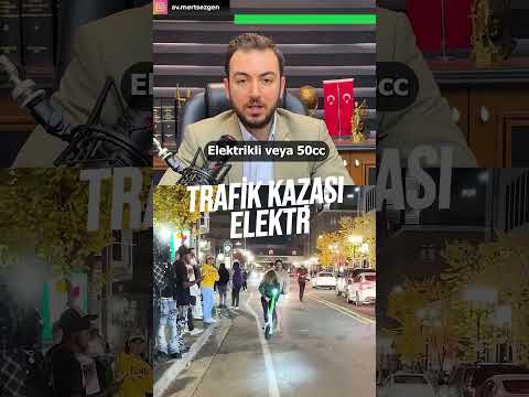 Elektrikli Scoter Çarptı