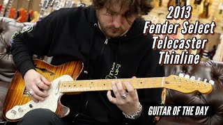 Video thumbnail for 2013 Fender Select Telecaster Thinline | Guitar of the Day by Normans Rare Guitars