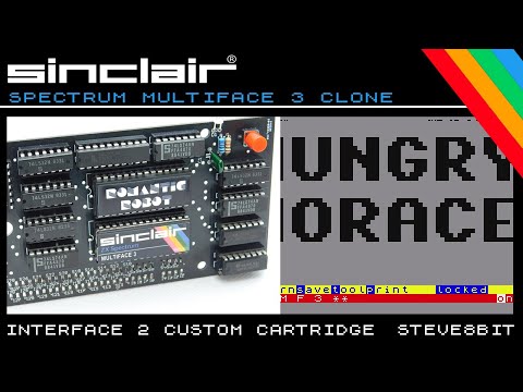 Sinclair ZX Spectrum 128k MULTIFACE 3 Demo