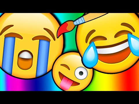 EMOJI COLORING😍 | Paint & Drawing Easy Coloring Page for kids