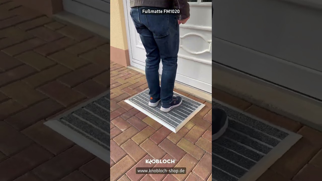 Fußmatte FM1020 mit Aluminium-Rahmen Video