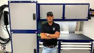 ROUSSEAU METAL GARAGE CABINETS AND TOOLBOX !!