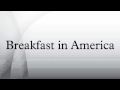 Breakfast in America 