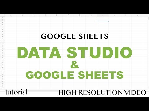 Data Studio Google Sheets Reports Tutorial DataTable GeoMap Filters Scorecard Part 1
