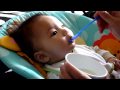 Connor Crying Between Rice Cereal Bites
