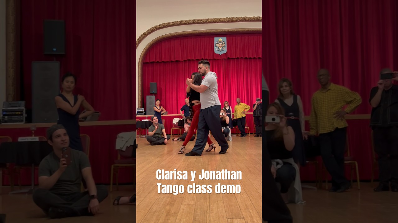 Clarisa Aragón y Jonathan Saavedra E.G.B by Orquesta Típica | Tango Demo #clarisayjonathan #shorts