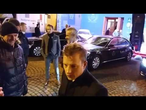 Kimi Raikkonen speaks Russian after FIA Gala 2018 in Saint Petersburg