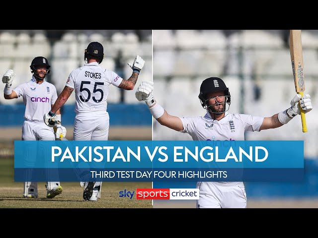 England clinch historic 3-0 series sweep! 💪 | Pakistan vs England 3rd Test | Day Four Highlights