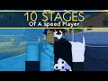 10 STAGES OF A SPEED USER | Type Soul