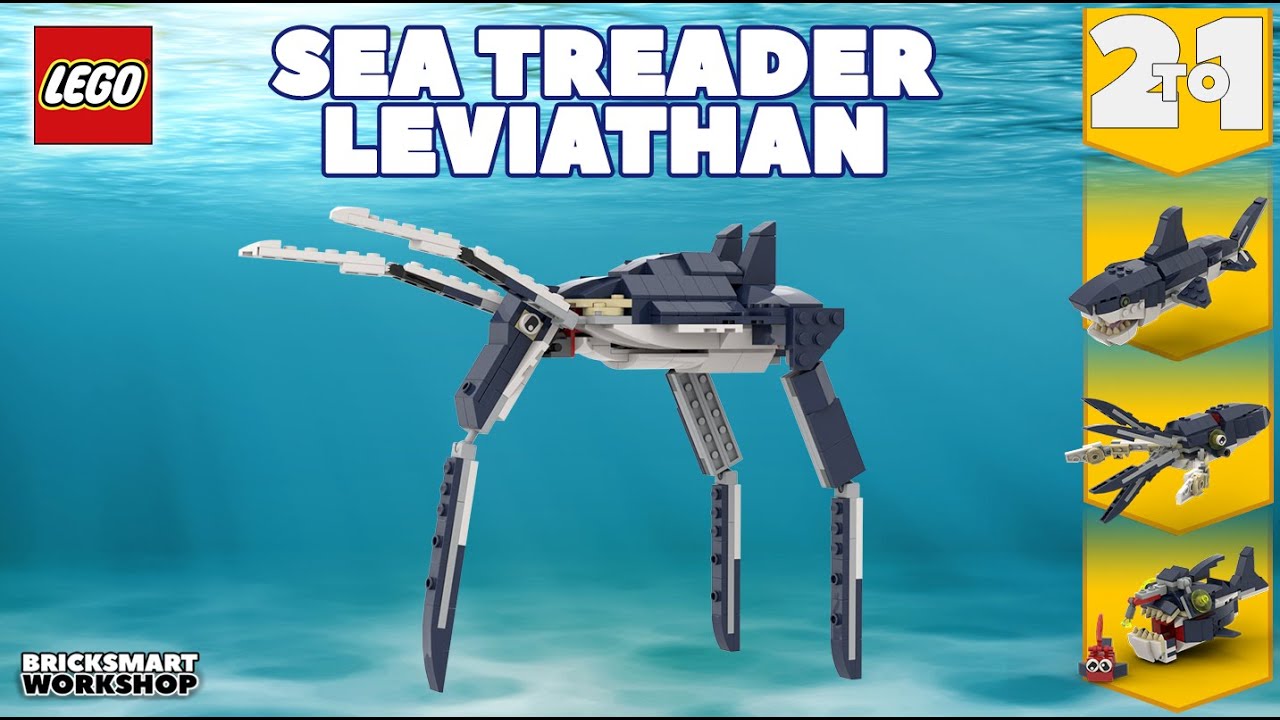 Sea Treader Leviathan MOC LEGO 31088 Alternate Digital Build