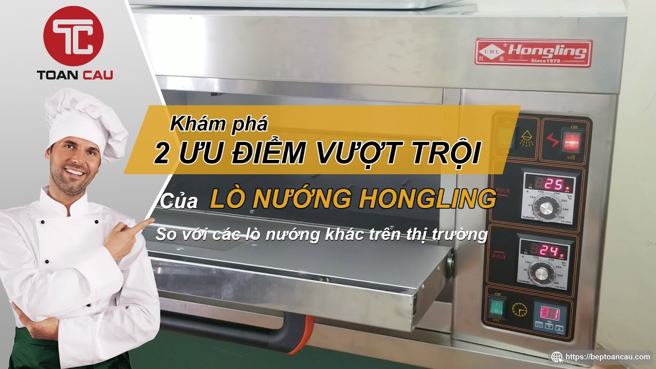 Lò nướng dùng điện 1 tầng 2 khay Hongling XYF-1KA-T