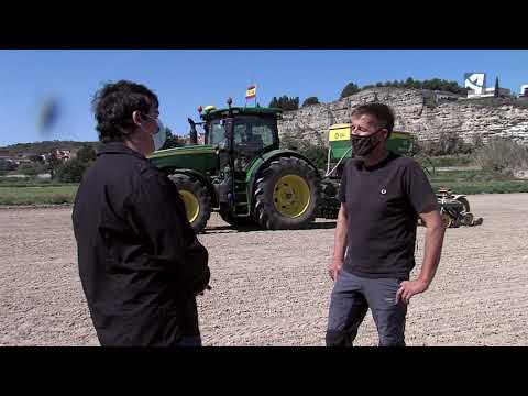 Fotograma del vídeo: El cultivo de la soja crece en Aragón