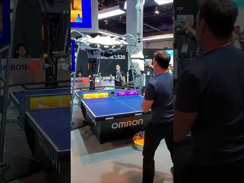 Omron's Table Tennis Robot: Precision and AI in Action