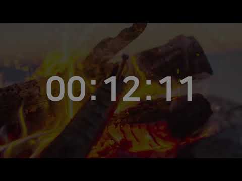 ⭐암기용 뇌파소리 작은 버전 😃 장기기억세타파 + 장작불소리🔥 + 시간타이머🕜   6 0 Hz 세타파 + 장작불   장기기억저장   6 0 Hz EEG+Wood Fire