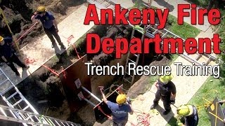 preview picture of video 'Ankeny Fire Department Trench Rescue Training'