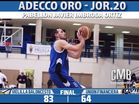 Resumen Club Melilla Baloncesto vs Unión Financiera Oviedo (ORO 14/15 - J20)