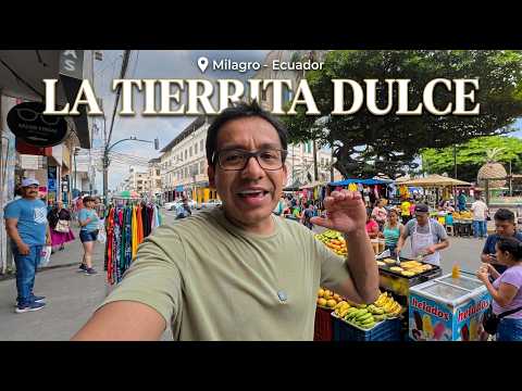 MILAGRO - La TIERRITA Dulce. Así es el vibrante CENTRO de Milagro 🛒 Frutas, comercio y mucha vibra.