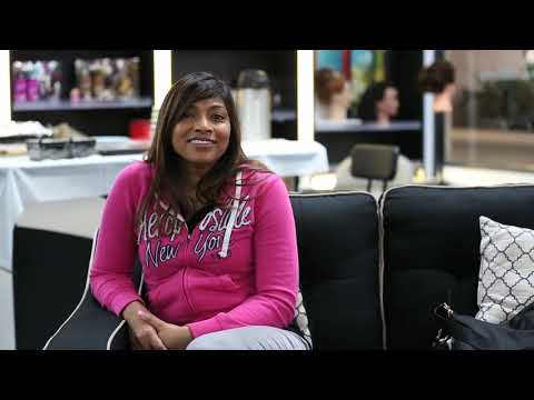 Happy client sharing her experience at our studio