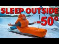 How to Sleep Warm Outdoors in EXTREME COLD // Winter Camping Sleep System