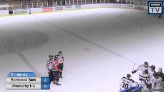 preview picture of video 'Mariestad Bois vs Vimmerby HC 3 - 2'