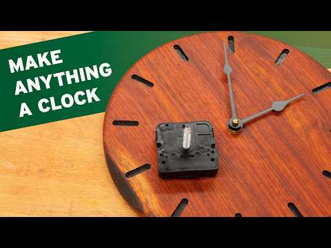 How to Make a Wall Clock: Clock Mechanism Installation Tutorial