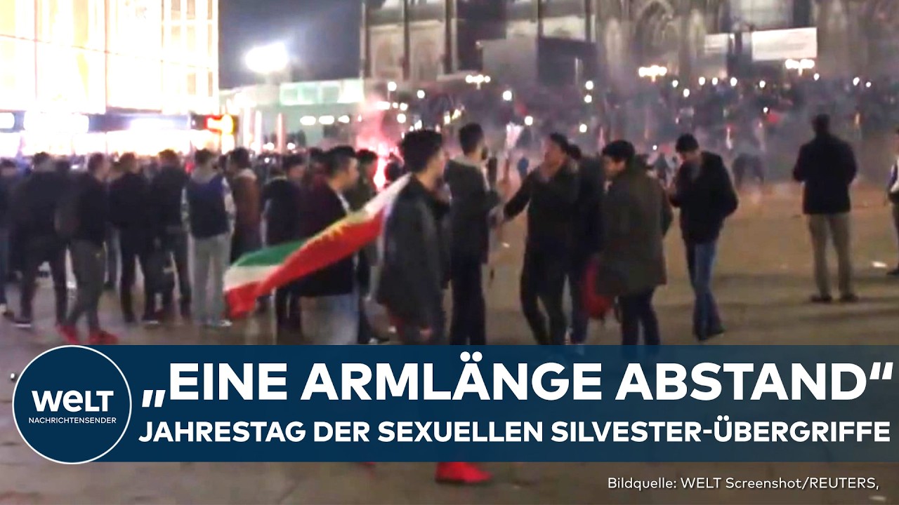 NRW: Jahrestag der Sexuellen Übergriffe am Kölner Dom! Rieker bereut "eine Armlänge Abstand"-Aussage