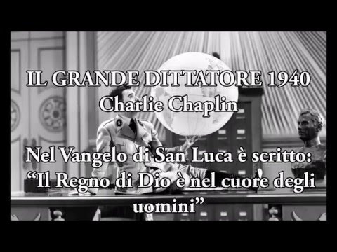 Il Grande Dittatore   Discorso all'Umanità 1940