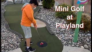 Playland at the PNE: Mini Golf