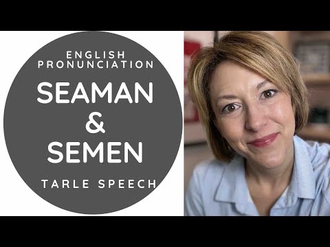 Learn to Pronounce SEAMAN & SEMEN 🇺🇸 American English Homophone Pronunciation Lesson #learnenglish