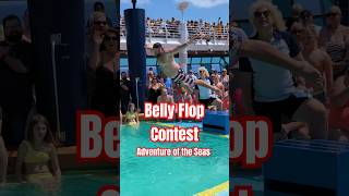 Belly Flop Contest on the Adventure of the Seas Cruise Ship