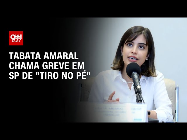 Tabata Amaral chama greve em SP de "tiro no pé" | CNN 360º