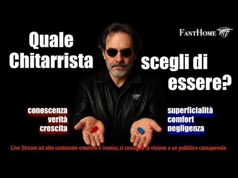 Quale CHITARRISTA scegli di essere? Pillola Rossa o Pillola Blu?