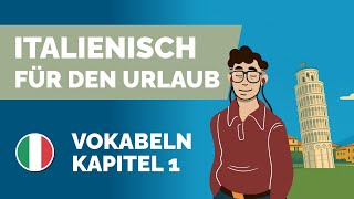 Italienische Vokabeln lernen! 👉 Perfekt für den Urlaub | Jicki Vokabeldusche (Kapitel 1)